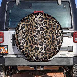 African Leopard Skin Pattern Spare Tire Cover