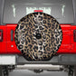 African Leopard Skin Pattern Spare Tire Cover