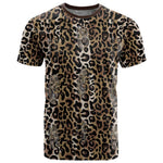 African Leopard Skin Pattern T shirt