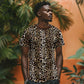 African Leopard Skin Pattern T shirt
