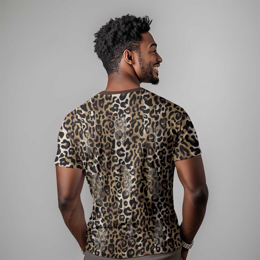 African Leopard Skin Pattern T shirt