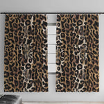 African Leopard Skin Pattern Window Curtain