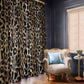 African Leopard Skin Pattern Window Curtain