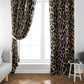 African Leopard Skin Pattern Window Curtain