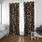 African Leopard Skin Pattern Window Curtain