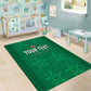 Custom Morocco Football Area Rug Dima Maghrib