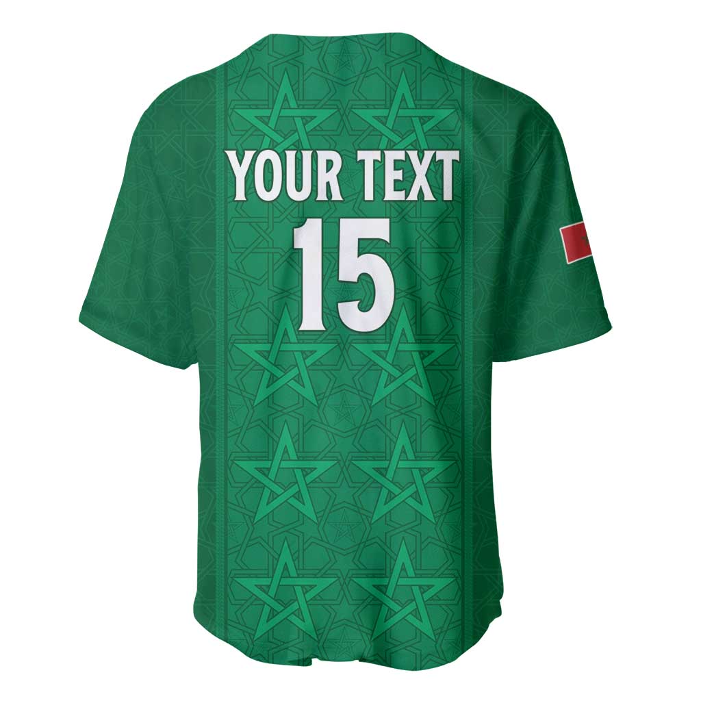 Custom Morocco Football Baseball Jersey Dima Maghrib