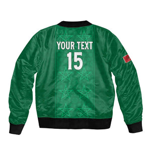 Custom Morocco Football Bomber Jacket Dima Maghrib