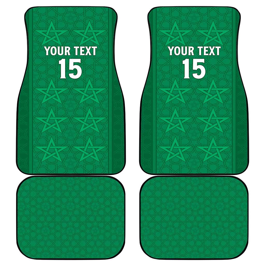 Custom Morocco Football Car Mats Dima Maghrib