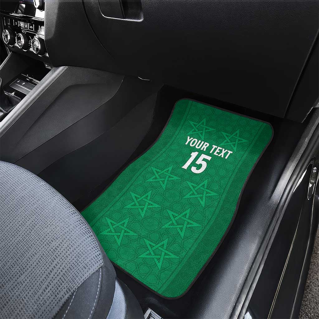 Custom Morocco Football Car Mats Dima Maghrib