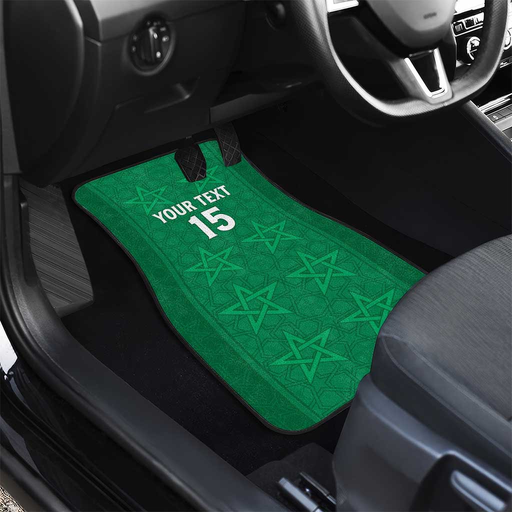 Custom Morocco Football Car Mats Dima Maghrib