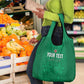 Custom Morocco Football Grocery Bag Dima Maghrib