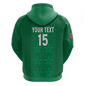 Custom Morocco Football Hoodie Dima Maghrib