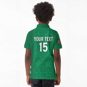 Custom Morocco Football Kid Polo Shirt Dima Maghrib