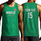 Custom Morocco Football Men Tank Top Dima Maghrib