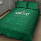 Custom Morocco Football Quilt Bed Set Dima Maghrib