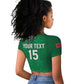 Custom Morocco Football Raglan Cropped T shirt Dima Maghrib