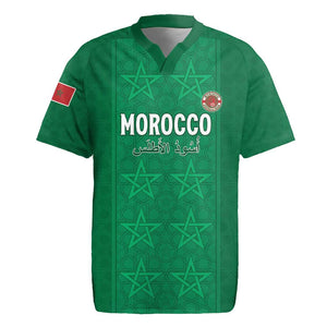 Custom Morocco Football Rugby Jersey Dima Maghrib