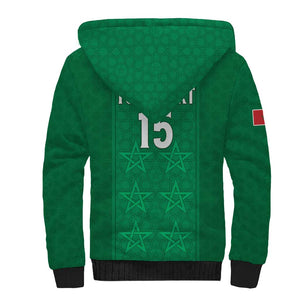 Custom Morocco Football Sherpa Hoodie Dima Maghrib
