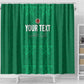 Custom Morocco Football Shower Curtain Dima Maghrib