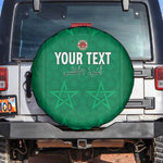 Custom Morocco Football Spare Tire Cover Dima Maghrib