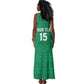 Custom Morocco Football Tank Maxi Dress Dima Maghrib