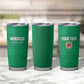 Custom Morocco Football Tumbler Cup Dima Maghrib