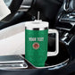 Custom Morocco Football Tumbler With Handle Dima Maghrib