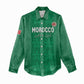 Custom Morocco Football Women Casual Shirt Dima Maghrib