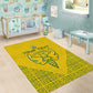 Custom Jamhuri ya Rwanda Football Area Rug Go Amavubi Go