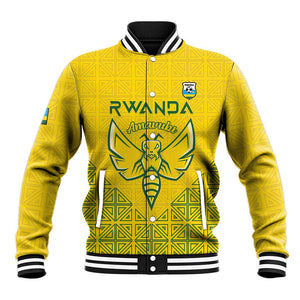 Custom Jamhuri ya Rwanda Football Baseball Jacket Go Amavubi Go
