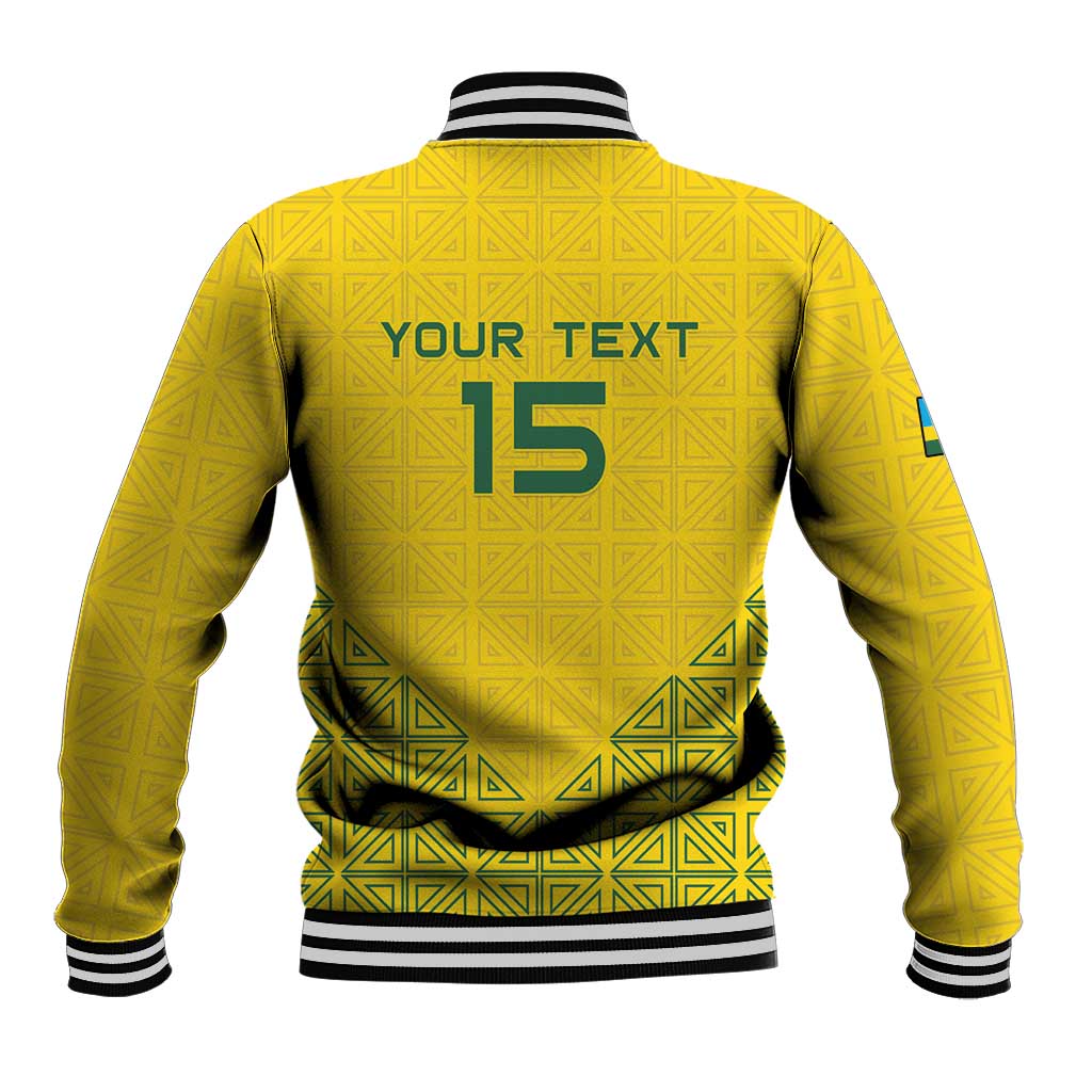 Custom Jamhuri ya Rwanda Football Baseball Jacket Go Amavubi Go