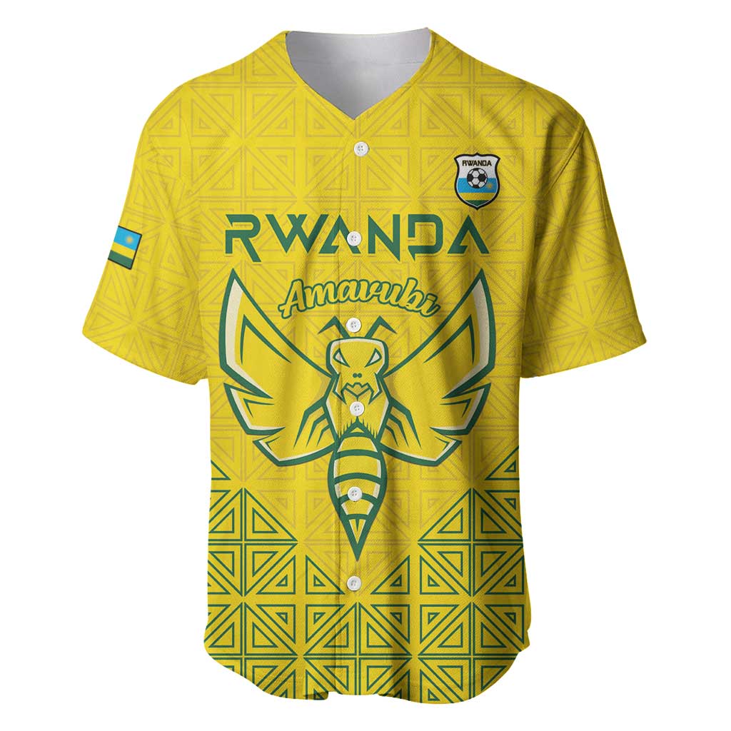 Custom Jamhuri ya Rwanda Football Baseball Jersey Go Amavubi Go