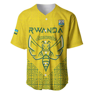 Custom Jamhuri ya Rwanda Football Baseball Jersey Go Amavubi Go
