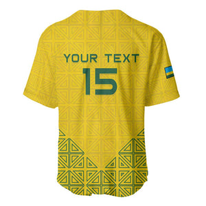 Custom Jamhuri ya Rwanda Football Baseball Jersey Go Amavubi Go