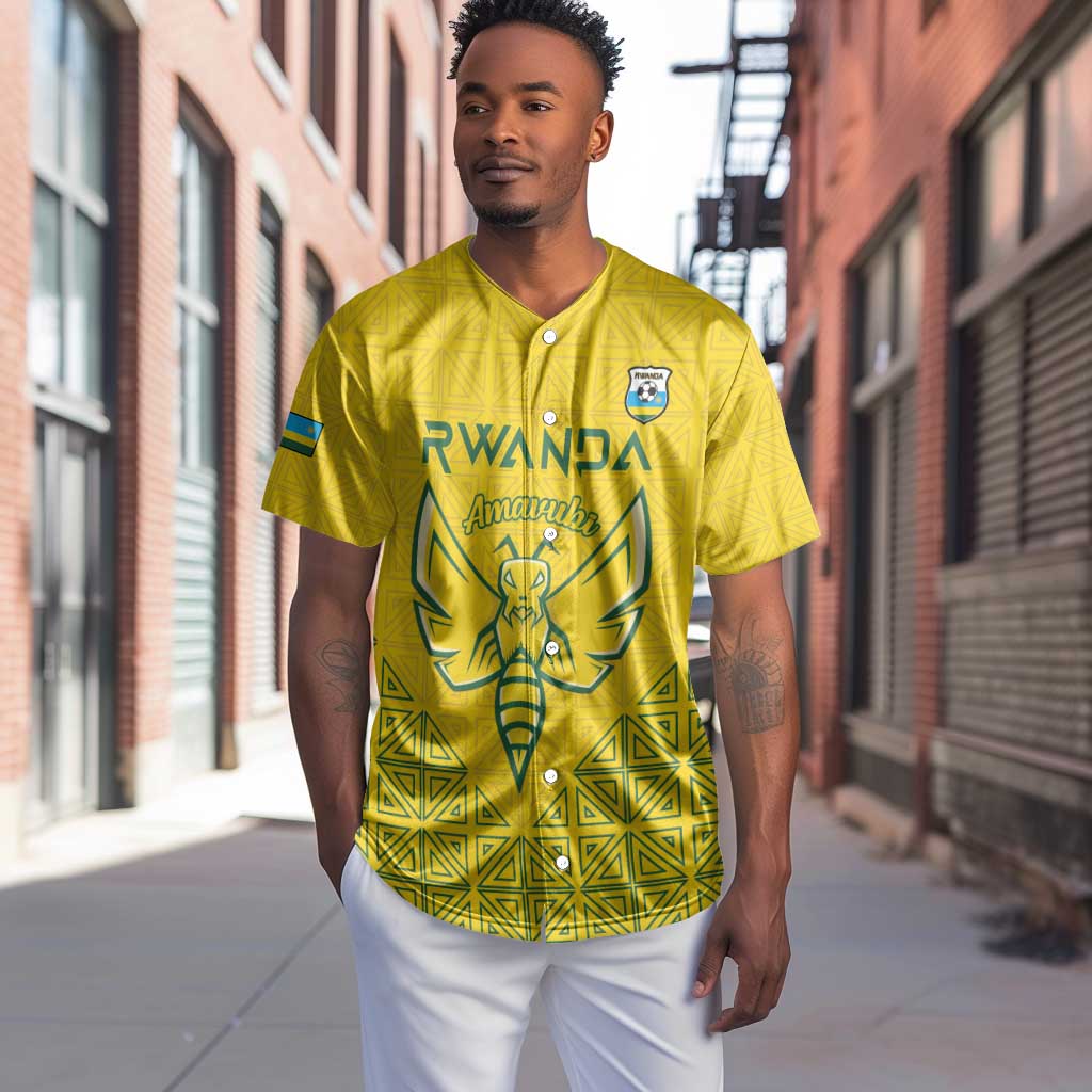 Custom Jamhuri ya Rwanda Football Baseball Jersey Go Amavubi Go