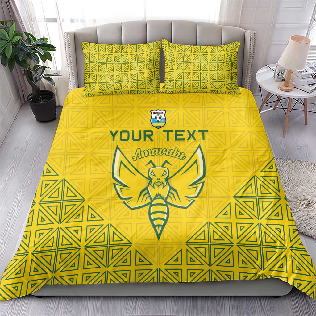 Custom Jamhuri ya Rwanda Football Bedding Set Go Amavubi Go