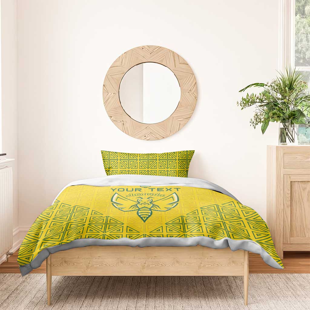 Custom Jamhuri ya Rwanda Football Bedding Set Go Amavubi Go