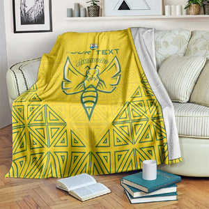 Custom Jamhuri ya Rwanda Football Blanket Go Amavubi Go