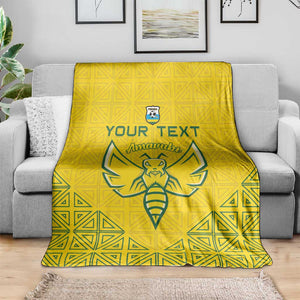 Custom Jamhuri ya Rwanda Football Blanket Go Amavubi Go