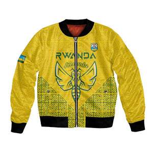 Custom Jamhuri ya Rwanda Football Bomber Jacket Go Amavubi Go