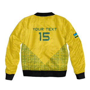 Custom Jamhuri ya Rwanda Football Bomber Jacket Go Amavubi Go