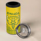 Custom Jamhuri ya Rwanda Football 4 in 1 Can Cooler Tumbler Go Amavubi Go