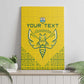 Custom Jamhuri ya Rwanda Football Canvas Wall Art Go Amavubi Go