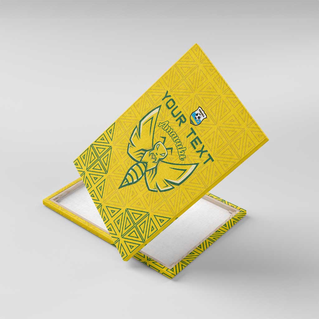 Custom Jamhuri ya Rwanda Football Canvas Wall Art Go Amavubi Go