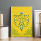 Custom Jamhuri ya Rwanda Football Canvas Wall Art Go Amavubi Go