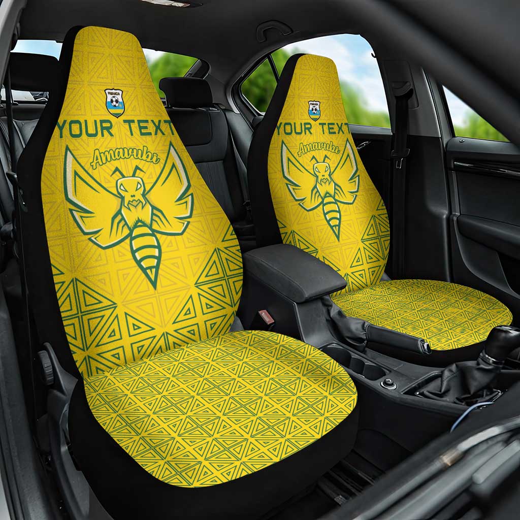 Custom Jamhuri ya Rwanda Football Car Seat Cover Go Amavubi Go
