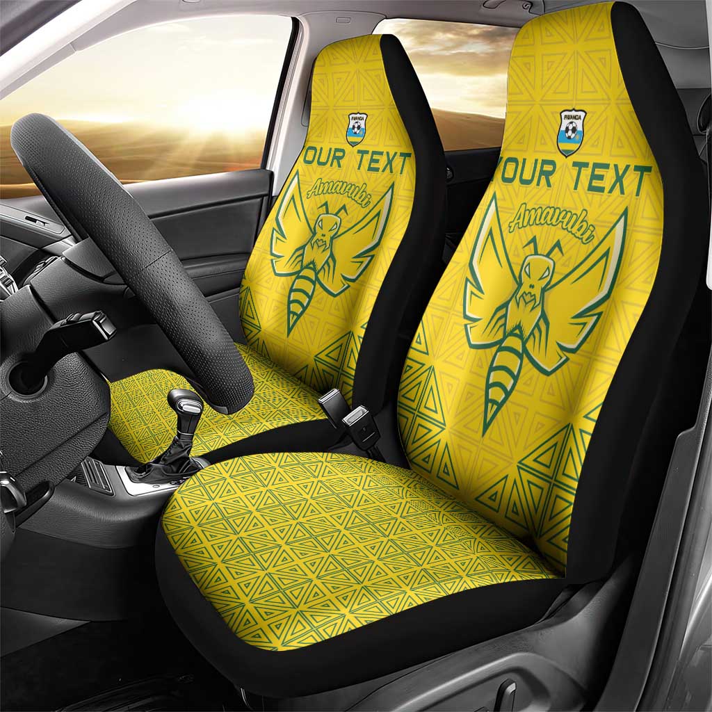 Custom Jamhuri ya Rwanda Football Car Seat Cover Go Amavubi Go