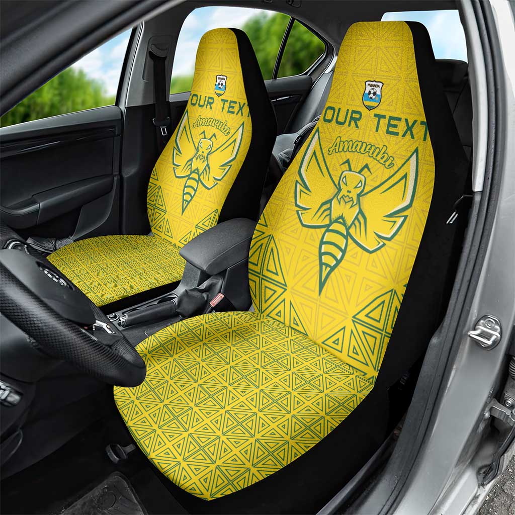 Custom Jamhuri ya Rwanda Football Car Seat Cover Go Amavubi Go