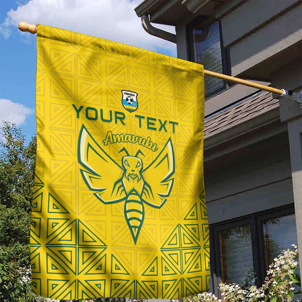 Custom Jamhuri ya Rwanda Football Garden Flag Go Amavubi Go
